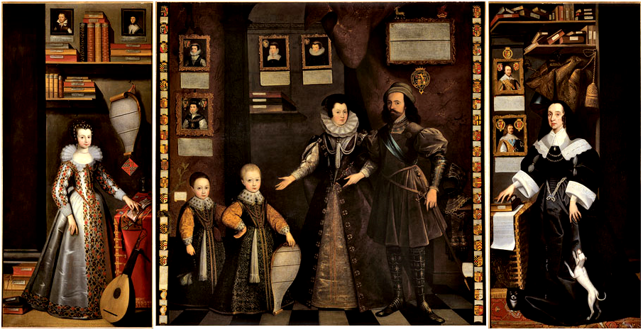 Portrait of Clifford and her family.