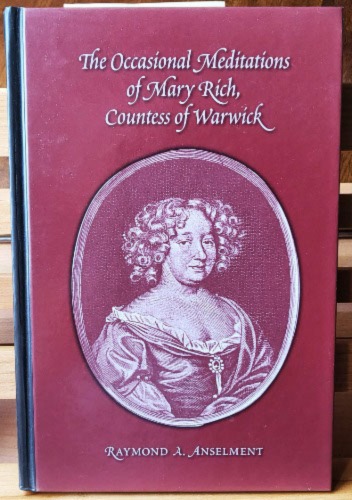 Photo of the front cover of Mary Rich's Occasional Meditations